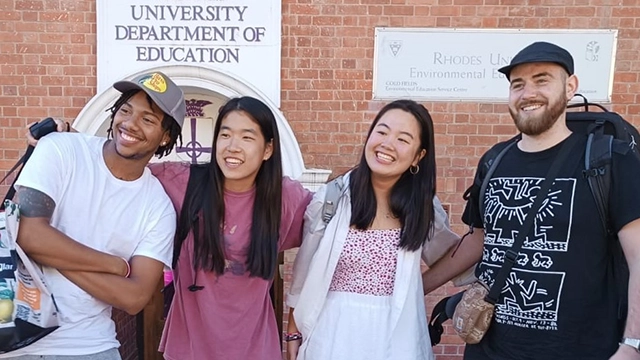 International students at Rhodes University